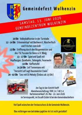 Fl&ouml;yer zum Gemeindefest 