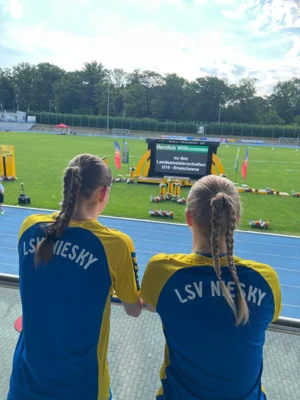 Vor Wettkampfbeginn 