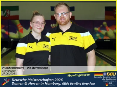 Foto des Albums: Fotoalbum 1: Deutsche Meisterschaften 2026 der Damen & Herren in Hamburg, Gilde Bowling forty four