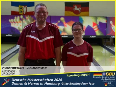 Foto des Albums: Fotoalbum 1: Deutsche Meisterschaften 2026 der Damen & Herren in Hamburg, Gilde Bowling forty four