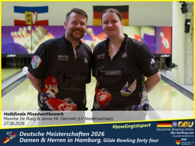 Foto des Albums: Fotoalbum 2: Deutsche Meisterschaften 2026 der Damen & Herren in Hamburg, Gilde Bowling forty four