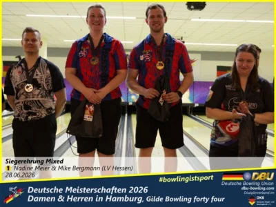 Foto des Albums: Fotoalbum 2: Deutsche Meisterschaften 2026 der Damen & Herren in Hamburg, Gilde Bowling forty four