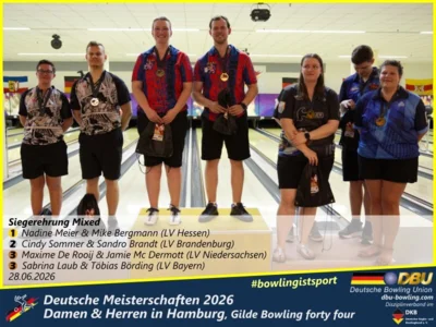 Foto des Albums: Fotoalbum 2: Deutsche Meisterschaften 2026 der Damen & Herren in Hamburg, Gilde Bowling forty four