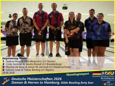 Foto des Albums: Fotoalbum 2: Deutsche Meisterschaften 2026 der Damen & Herren in Hamburg, Gilde Bowling forty four