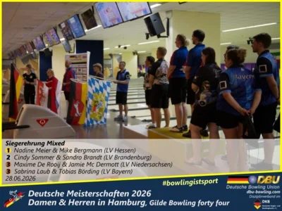 Foto des Albums: Fotoalbum 2: Deutsche Meisterschaften 2026 der Damen & Herren in Hamburg, Gilde Bowling forty four