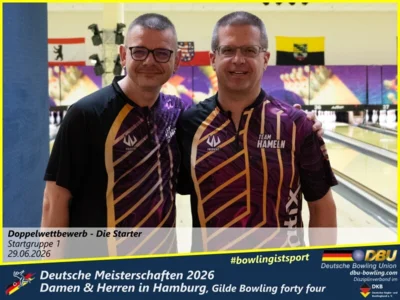 Foto des Albums: Fotoalbum 4: Deutsche Meisterschaften 2026 der Damen & Herren in Hamburg, Gilde Bowling forty four
