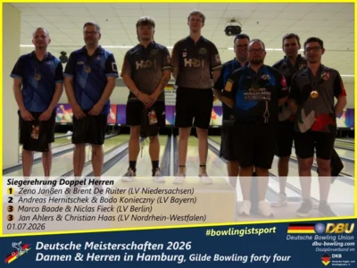 Foto des Albums: Fotoalbum 7: Deutsche Meisterschaften 2026 der Damen & Herren in Hamburg, Gilde Bowling forty four