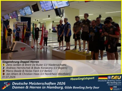 Foto des Albums: Fotoalbum 7: Deutsche Meisterschaften 2026 der Damen & Herren in Hamburg, Gilde Bowling forty four