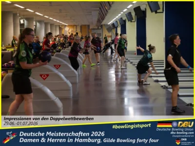 Foto des Albums: Fotoalbum 6: Deutsche Meisterschaften 2026 der Damen & Herren in Hamburg, Gilde Bowling forty four