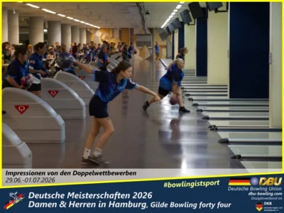 Foto des Albums: Fotoalbum 6: Deutsche Meisterschaften 2026 der Damen & Herren in Hamburg, Gilde Bowling forty four