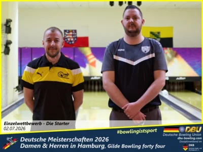 Foto des Albums: Fotoalbum 8: Deutsche Meisterschaften 2026 der Damen & Herren in Hamburg, Gilde Bowling forty four