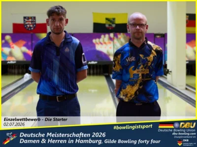 Foto des Albums: Fotoalbum 8: Deutsche Meisterschaften 2026 der Damen & Herren in Hamburg, Gilde Bowling forty four