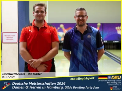 Foto des Albums: Fotoalbum 8: Deutsche Meisterschaften 2026 der Damen & Herren in Hamburg, Gilde Bowling forty four