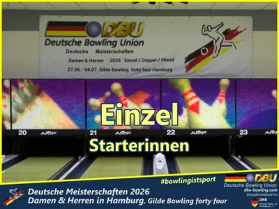 Foto des Albums: Fotoalbum 9: Deutsche Meisterschaften 2026 der Damen & Herren in Hamburg, Gilde Bowling forty four