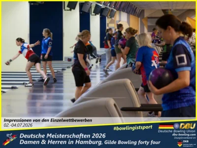 Foto des Albums: Fotoalbum 11: Deutsche Meisterschaften 2026 der Damen & Herren in Hamburg, Gilde Bowling forty four