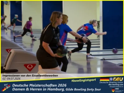 Foto des Albums: Fotoalbum 11: Deutsche Meisterschaften 2026 der Damen & Herren in Hamburg, Gilde Bowling forty four