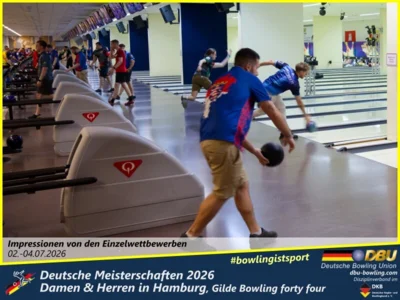 Foto des Albums: Fotoalbum 11: Deutsche Meisterschaften 2026 der Damen & Herren in Hamburg, Gilde Bowling forty four