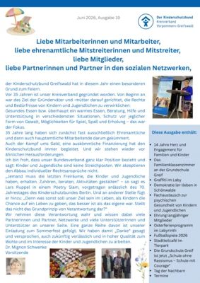Foto des Albums: Newsletter Juni 2026