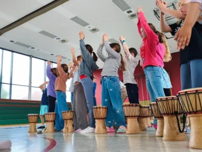 Foto des Albums: Trommelzauber an der Sandrosenschule