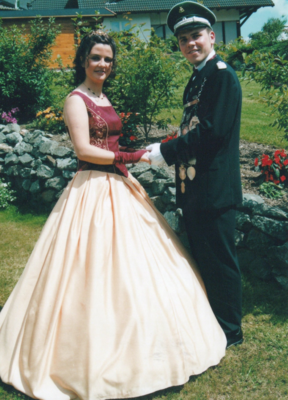 25j&auml;hriges Jubil&auml;umsk&ouml;nigspaar Mike Middeke & Tanja Hellwig  (Bild vergr&ouml;&szlig;ern)