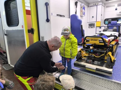 Foto des Albums: Besuch in der Rettungswache Casekow