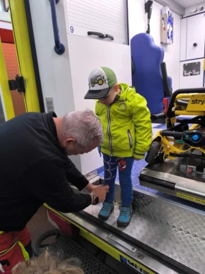 Foto des Albums: Besuch in der Rettungswache Casekow