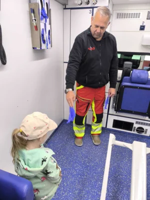 Foto des Albums: Besuch in der Rettungswache Casekow