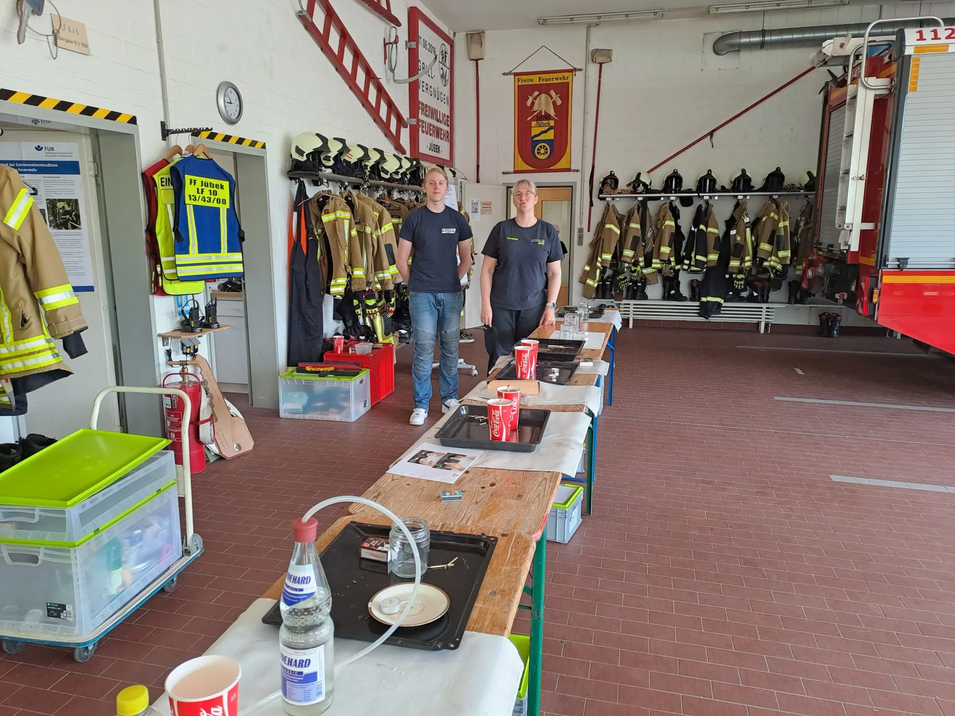 Bild: Bereit für die Brandschutzerziehung