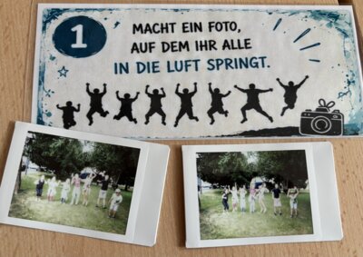 verschiedene Aufgaben zur Footochallenge  (Bild vergr&ouml;&szlig;ern)