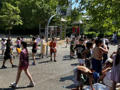 Foto des Albums: Wasserspiele bei heißen Temperaturen
