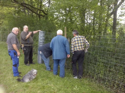 2015 Neuer Zaun um das gesamte Vereinsgel&auml;nde installiert  (Bild vergr&ouml;&szlig;ern)