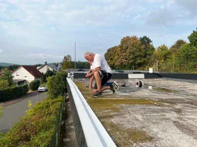 2022 Erneuerung des Daches dees Vereinsheims  (Bild vergr&ouml;&szlig;ern)