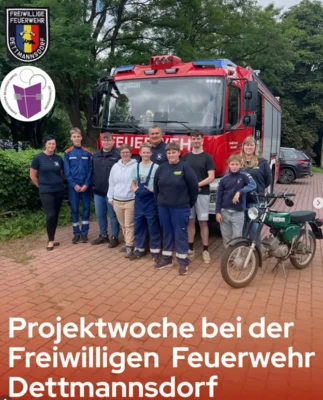 Foto des Albums: 🚒🔥 Projektwoche bei der Freiwilligen Feuerwehr Dettmannsdorf 🔥🚒