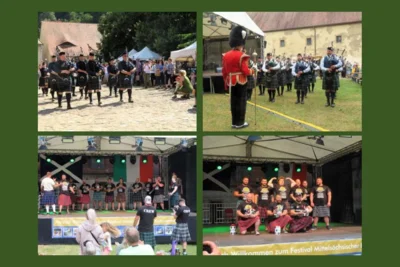 Pipes-Bands & Siegerehrung der Highland-Games-Wettk&auml;mpfer 