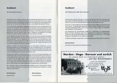 Foto des Albums: 800 Jahre Dornum