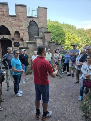 Schlosf&uuml;hrung auf Schloss Ortenberg/Baden  (Bild vergr&ouml;&szlig;ern)