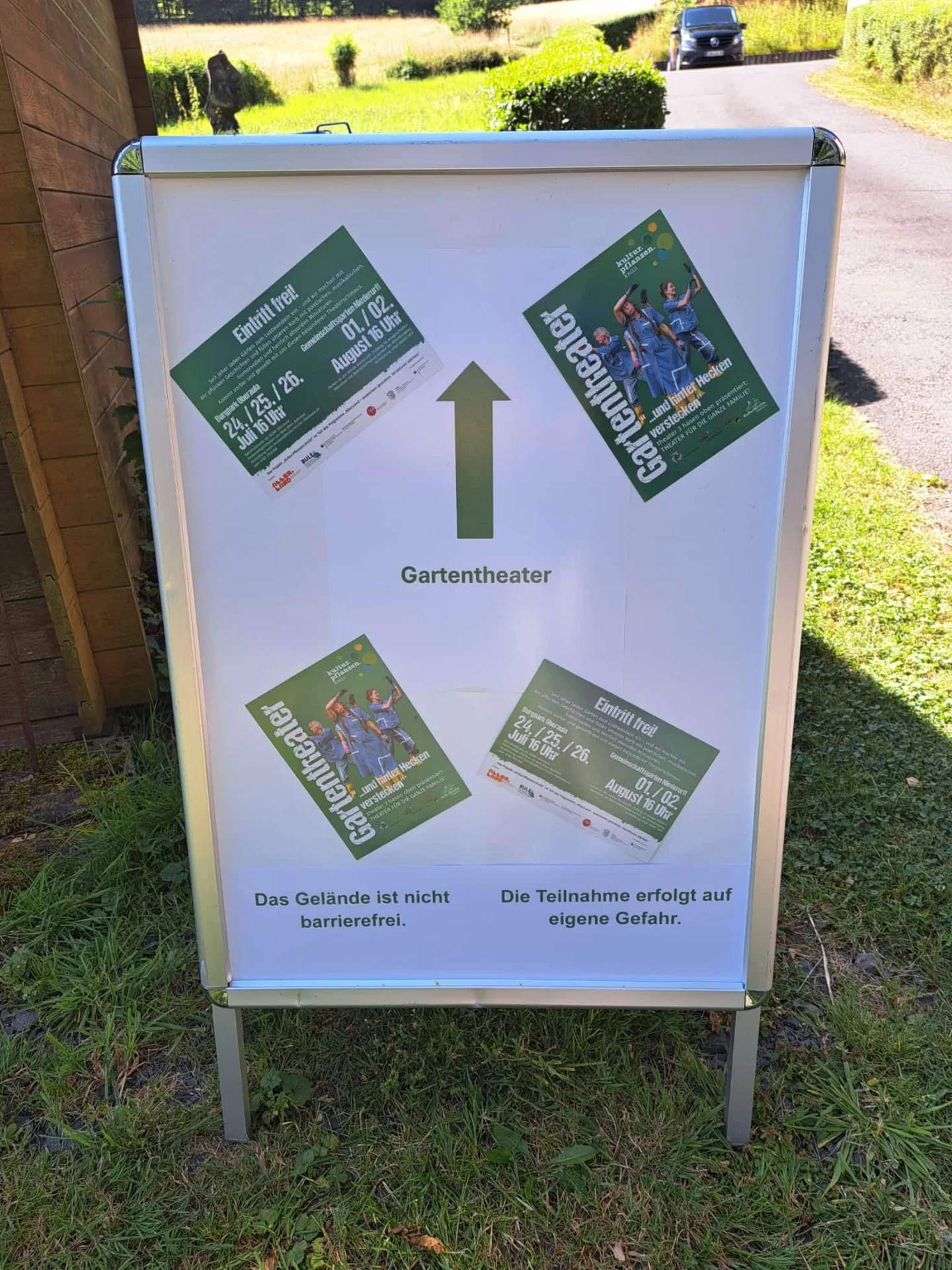 Bild: Das Hinweisschild