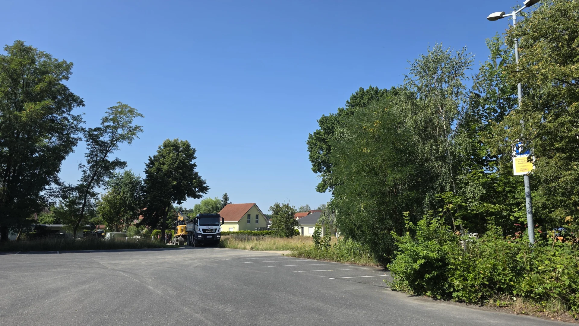 Bild: Neue Zufahrt Netto Theodor-Fontane-Straße