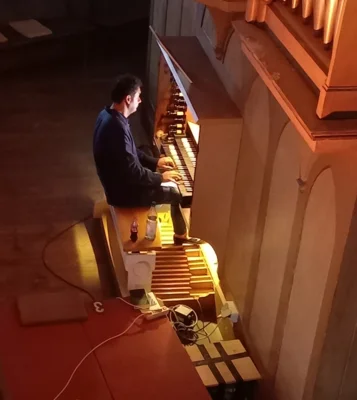 Foto des Albums: Der Mailänder PAOLO ORENI gibt ein Orgelkonzert in der Stadtkirche