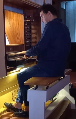 Foto des Albums: Der Mailänder PAOLO ORENI gibt ein Orgelkonzert in der Stadtkirche