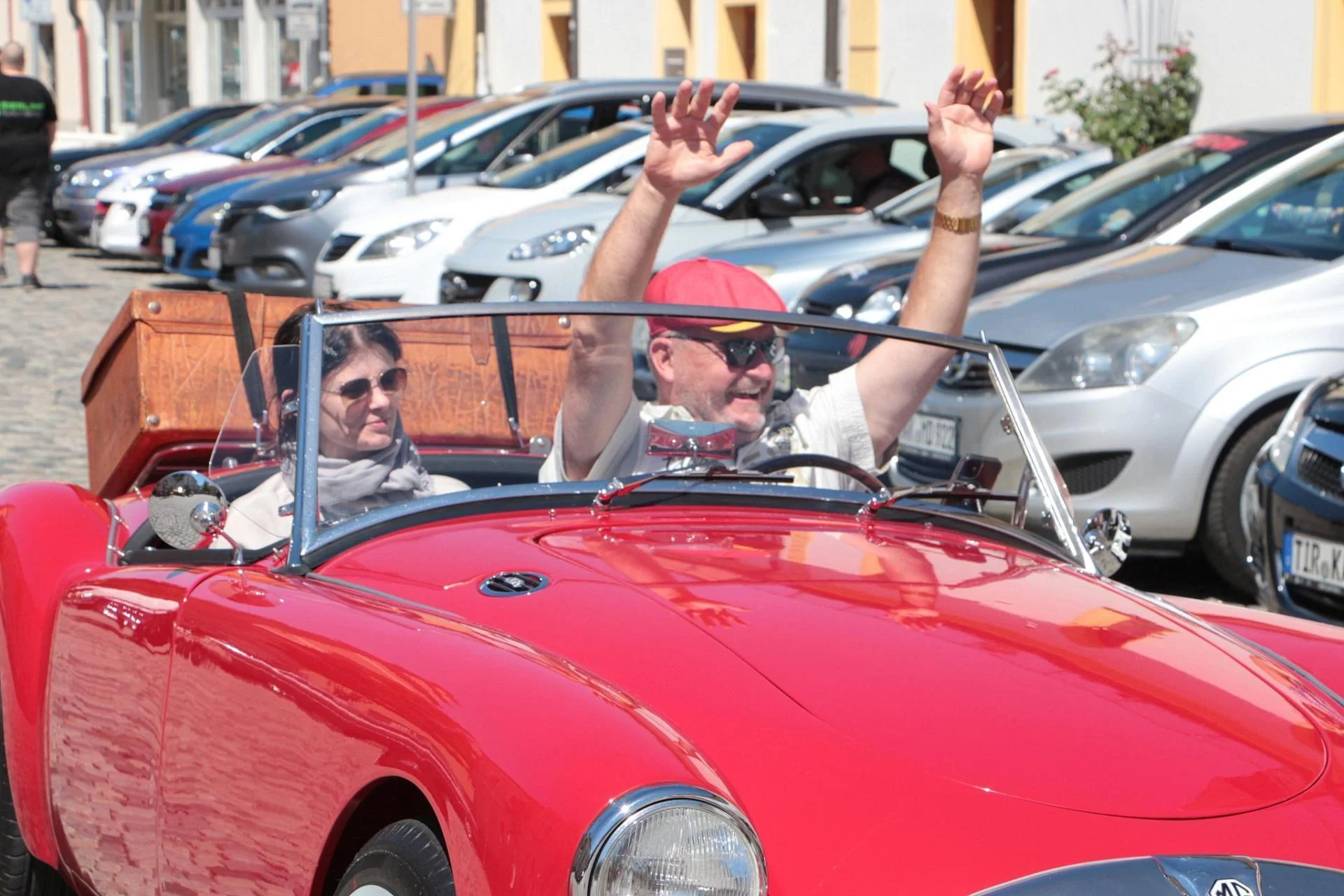 Bild: Klaus Schuster, dieses Jahr selbst als Fahrer dabei
