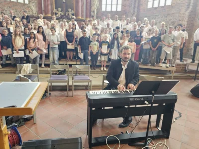 13 Uhr begann die Generalprobe. Ein langer Tag f&uuml;r die Musikerinnen und Musiker. 