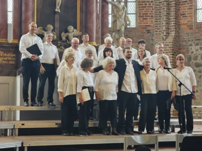 13 Uhr begann die Generalprobe. Ein langer Tag f&uuml;r die Musikerinnen und Musiker. 