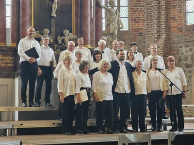 13 Uhr begann die Generalprobe. Ein langer Tag f&uuml;r die Musikerinnen und Musiker. 