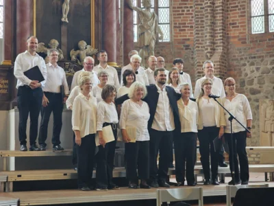 13 Uhr begann die Generalprobe. Ein langer Tag f&uuml;r die Musikerinnen und Musiker. 