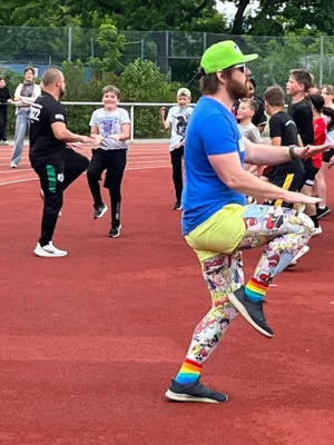 Foto des Albums: Spendenlauf für einere schönere Schule
