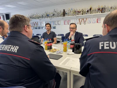 Foto des Albums: Innenminister Jan Redmann besucht Wache der Feuerwehr Wittenberge I Fotos: Martin Ferch