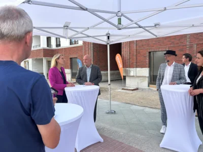 Foto des Albums: Bilder vom Besuch des Infrastrukturministers Robert Crumbach in Falkensee