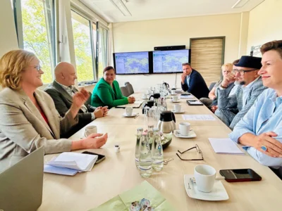 Foto des Albums: Bilder vom Besuch des Infrastrukturministers Robert Crumbach in Falkensee