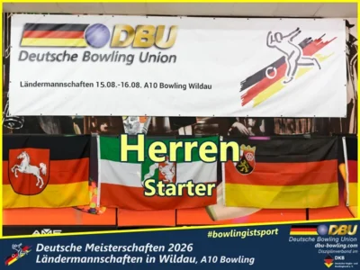 Foto des Albums: Fotoalbum 2: Deutsche Meisterschaften 2026 der Ländermannschaften in Wildau, A10 Bowling